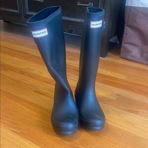 Hunter Black Rain Boots